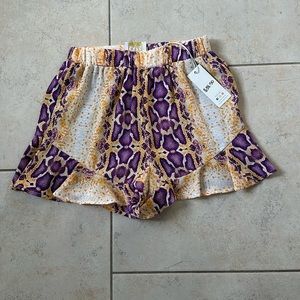 Purple & Gold Snake Shorts